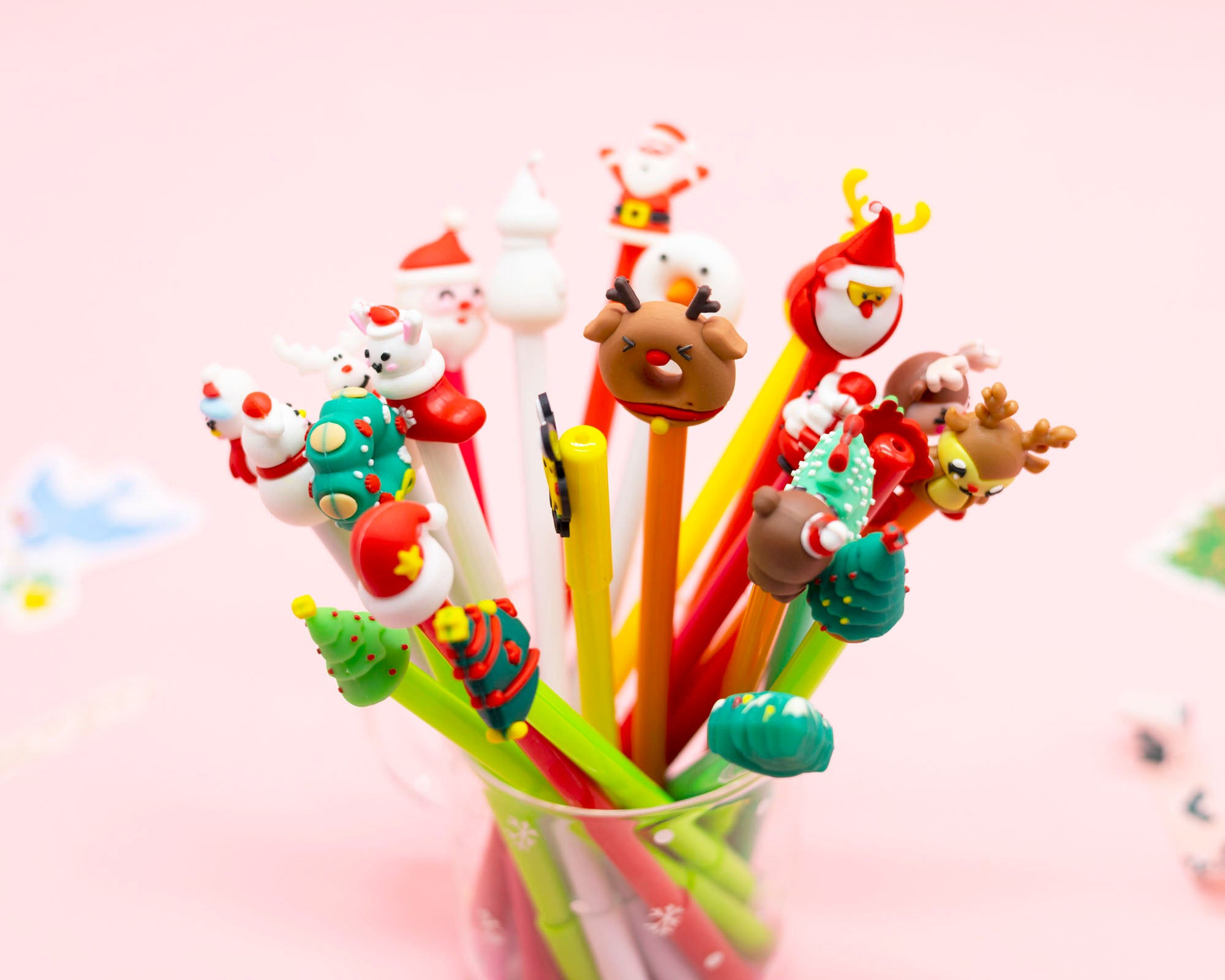 Cute Ho Ho Holiday Pen Set! (Assorted) 🎅🎄🦌