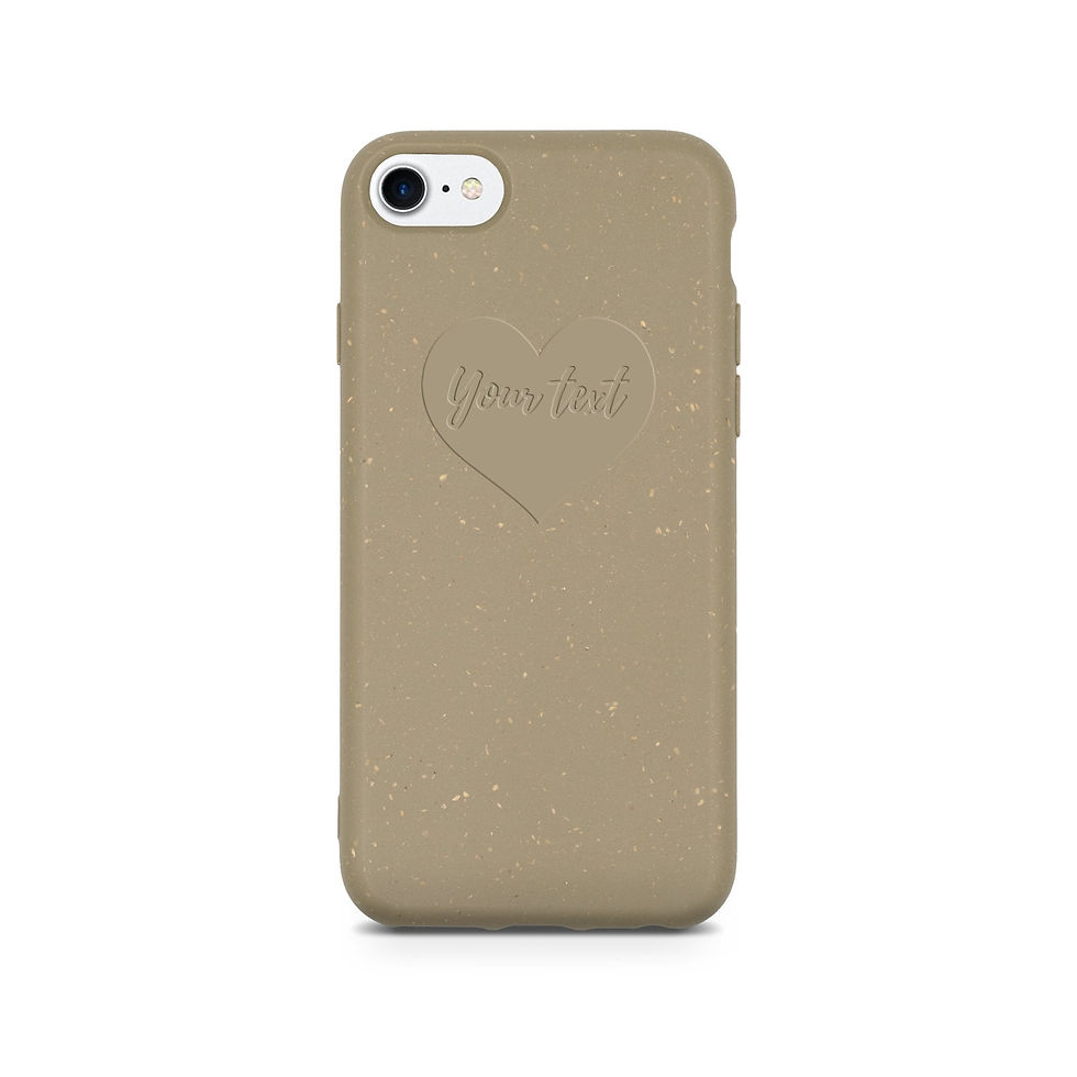 Miniature : Biodegradable Personalized Phone Case - Olive Green