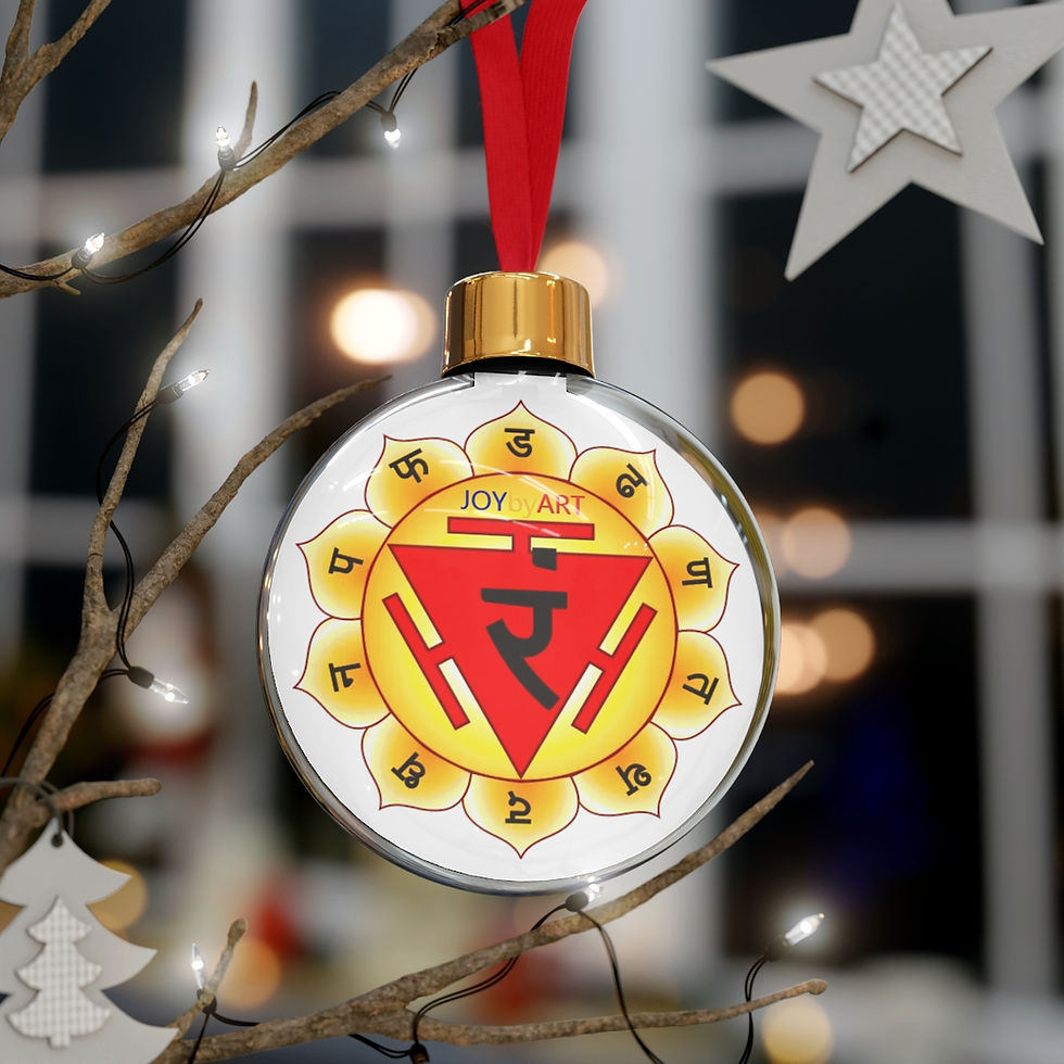 Thumbnail: JOYbyART Solar Plexus chakra Christmas Baubles