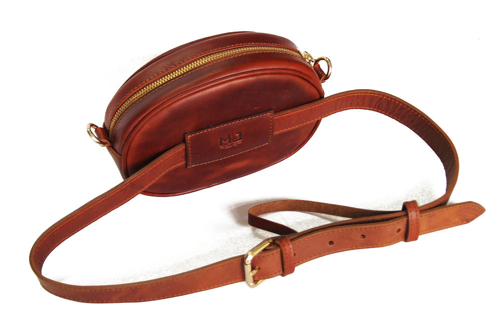 Thumbnail: 👜 Leather Brown Belt Bag