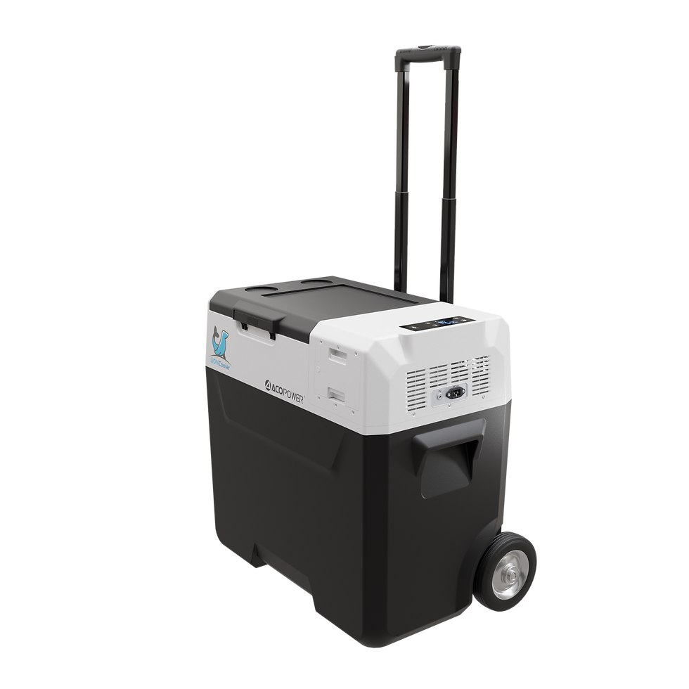 Thumbnail: LionCooler X50A Portable Solar Fridge Freezer, 52 Quarts