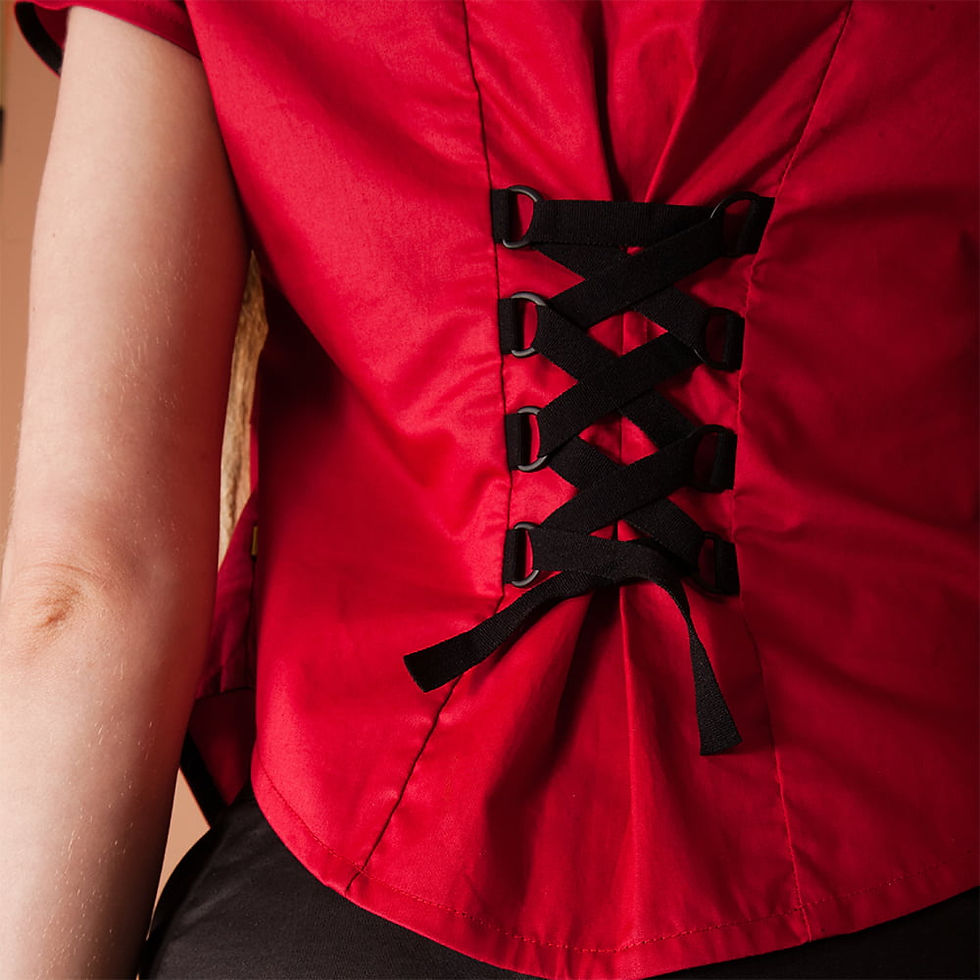 Thumbnail: Mania Shirt Red by G. - Intl Fashion