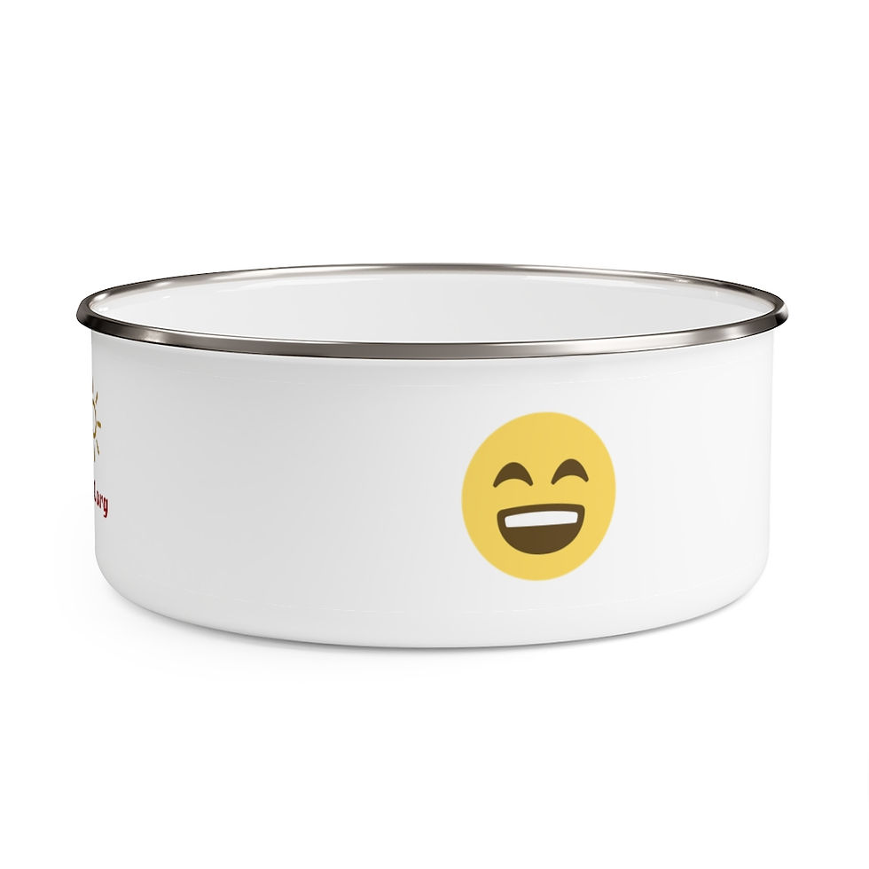 Thumbnail: Joy1.org Happy Enamel Bowl
