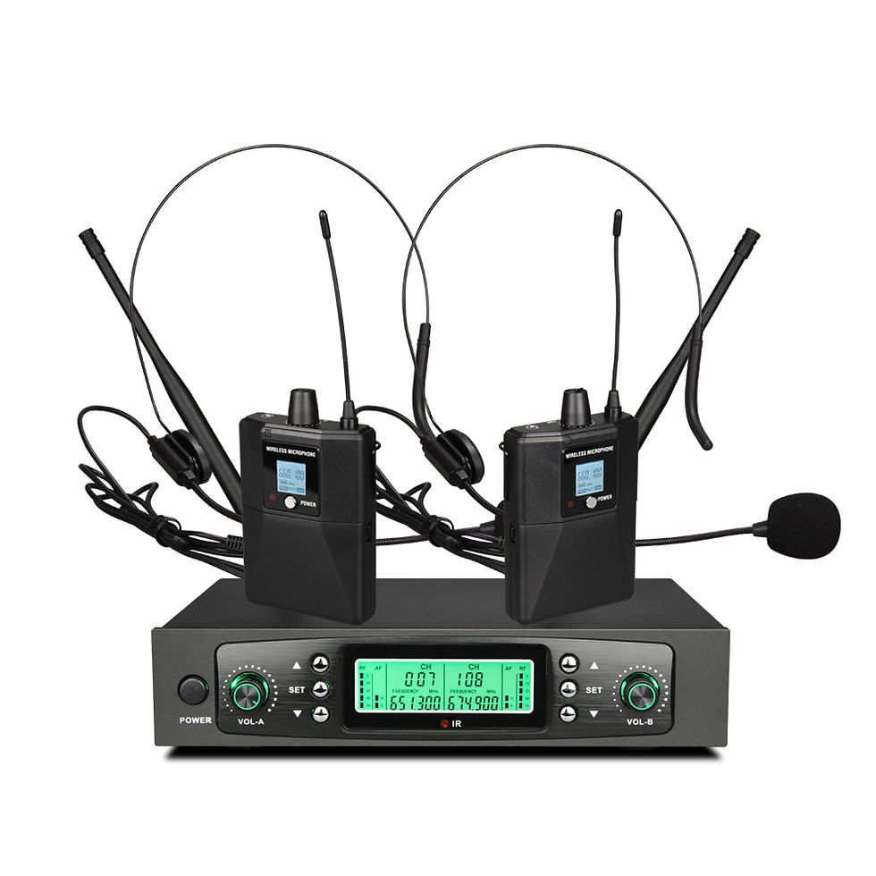 Thumbnail: Ultra Long Distance Lapel UHF Wireless Microphone (Customizable)