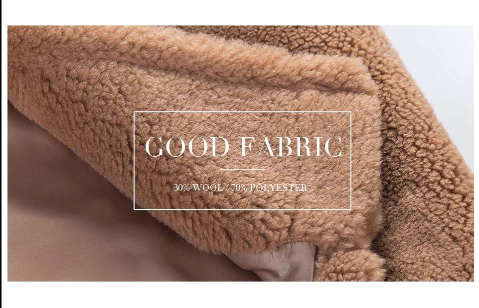 Thumbnail: New Arrival Winter Teddy Bear Long Warm Coat