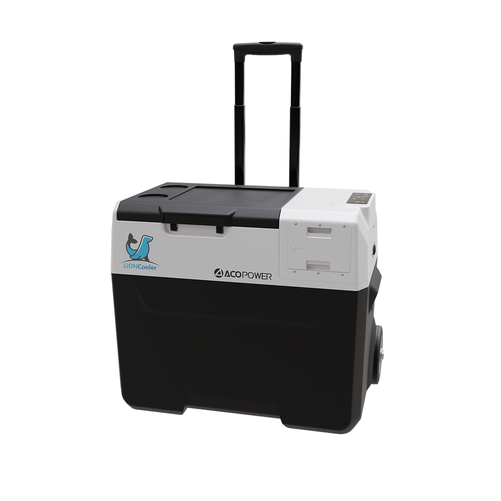 Thumbnail: LionCooler X40A Portable Solar Fridge Freezer, 42 Quarts, Used Like New