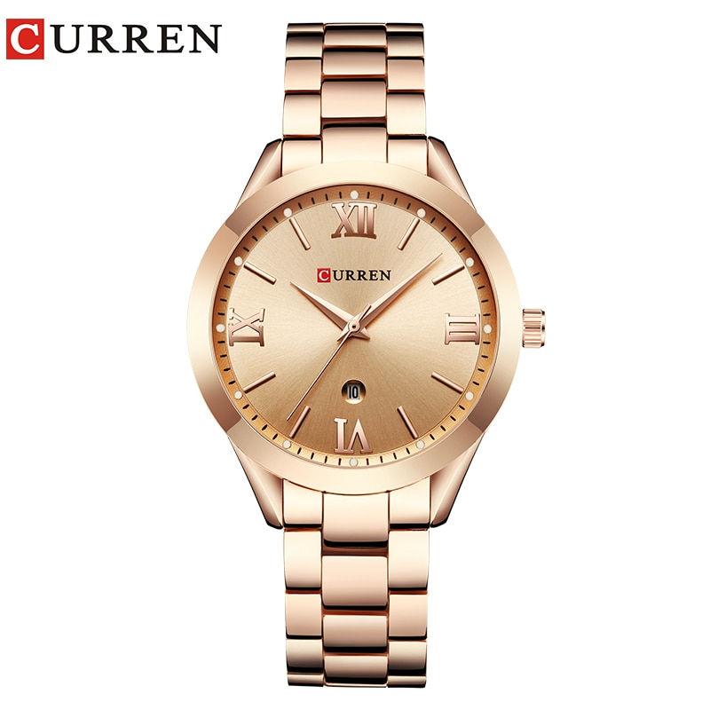 섬네일: Women's Watch ] CURREN Watch, Women Top Brand Quartz Female Bracelet Watch