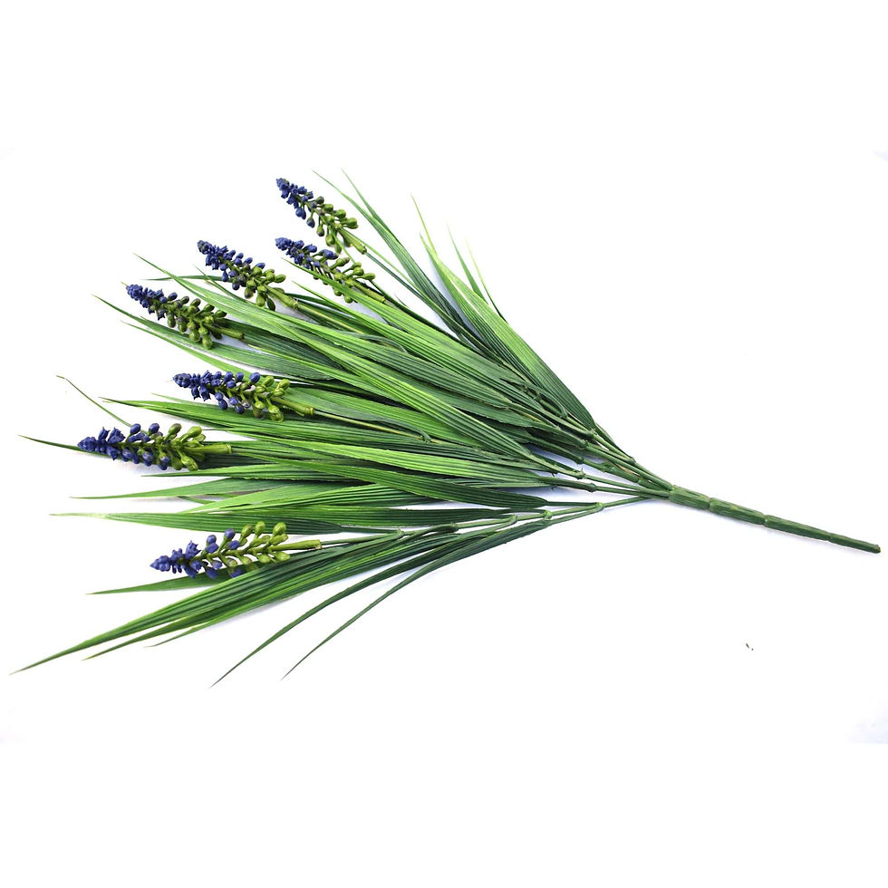 Миниатюра: Artificial Dense English Lavender Stem UV Resistant 50cm