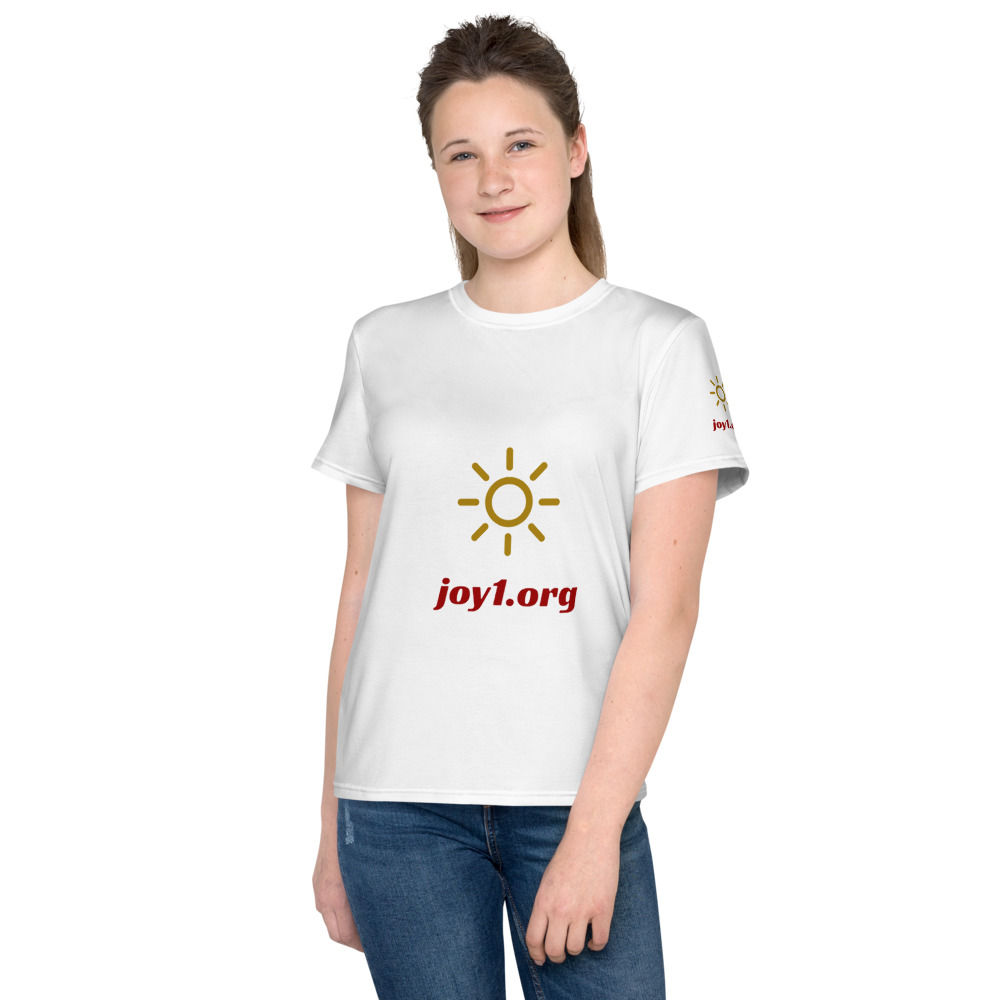 Joy1.org Молодежная футболка с круглым вырезом