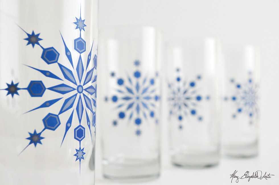 Thumbnail: 🥛 Gold Snowflake - Glasses