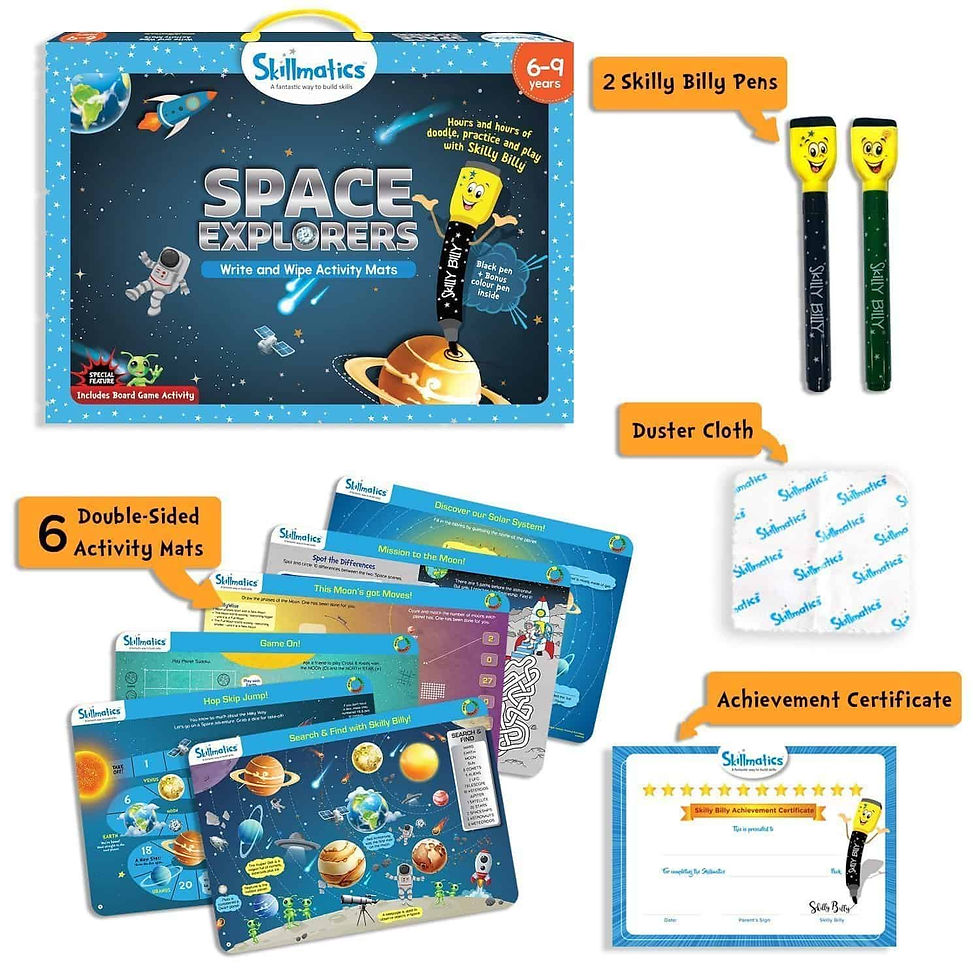Thumbnail: Skillmatics Space Explorers - Teach Kids About Space -  Educational Games