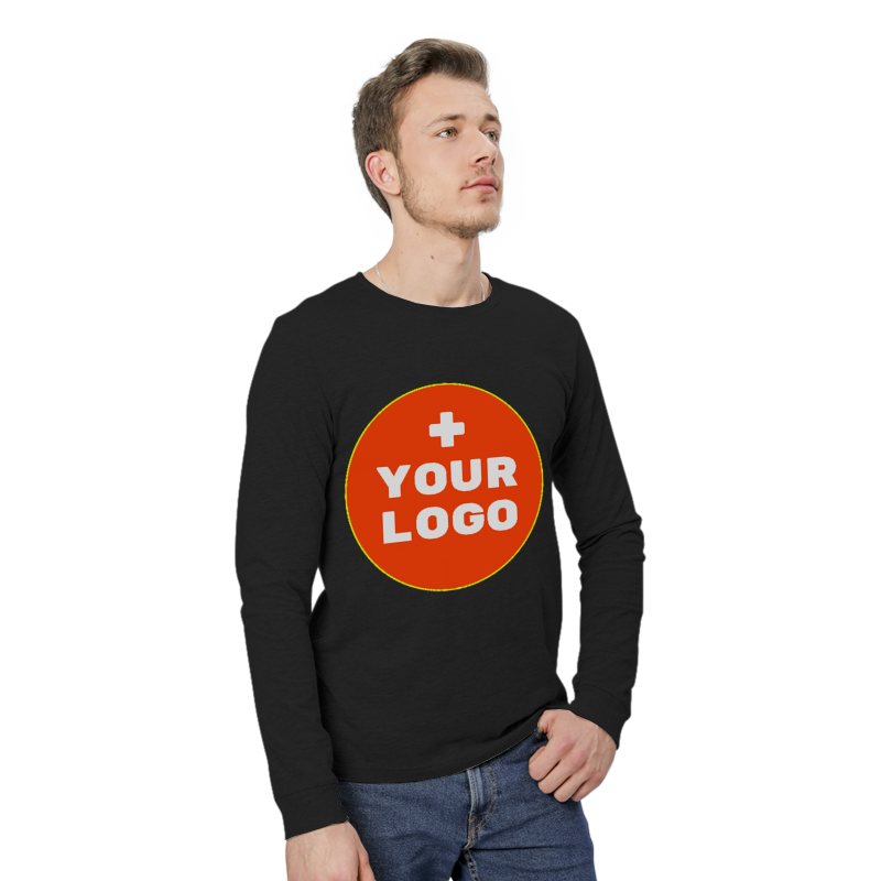 Thumbnail: JOYbyART Unisex LS Premium Cotton T-Shirt (+ Your Logo)