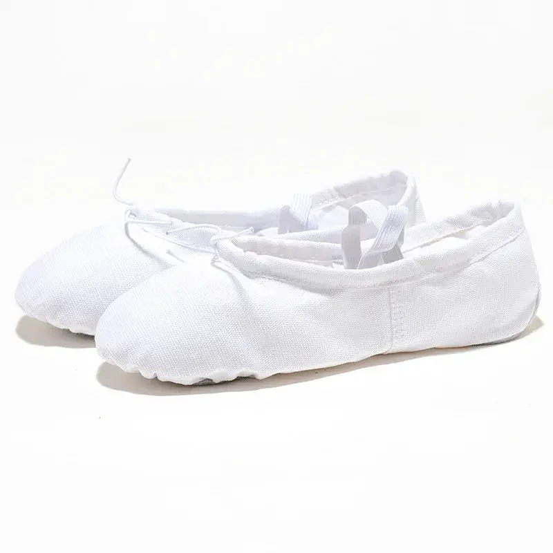 Thumbnail: Yoga Slippers for Girls and Women, Canvas Ballet Shoes