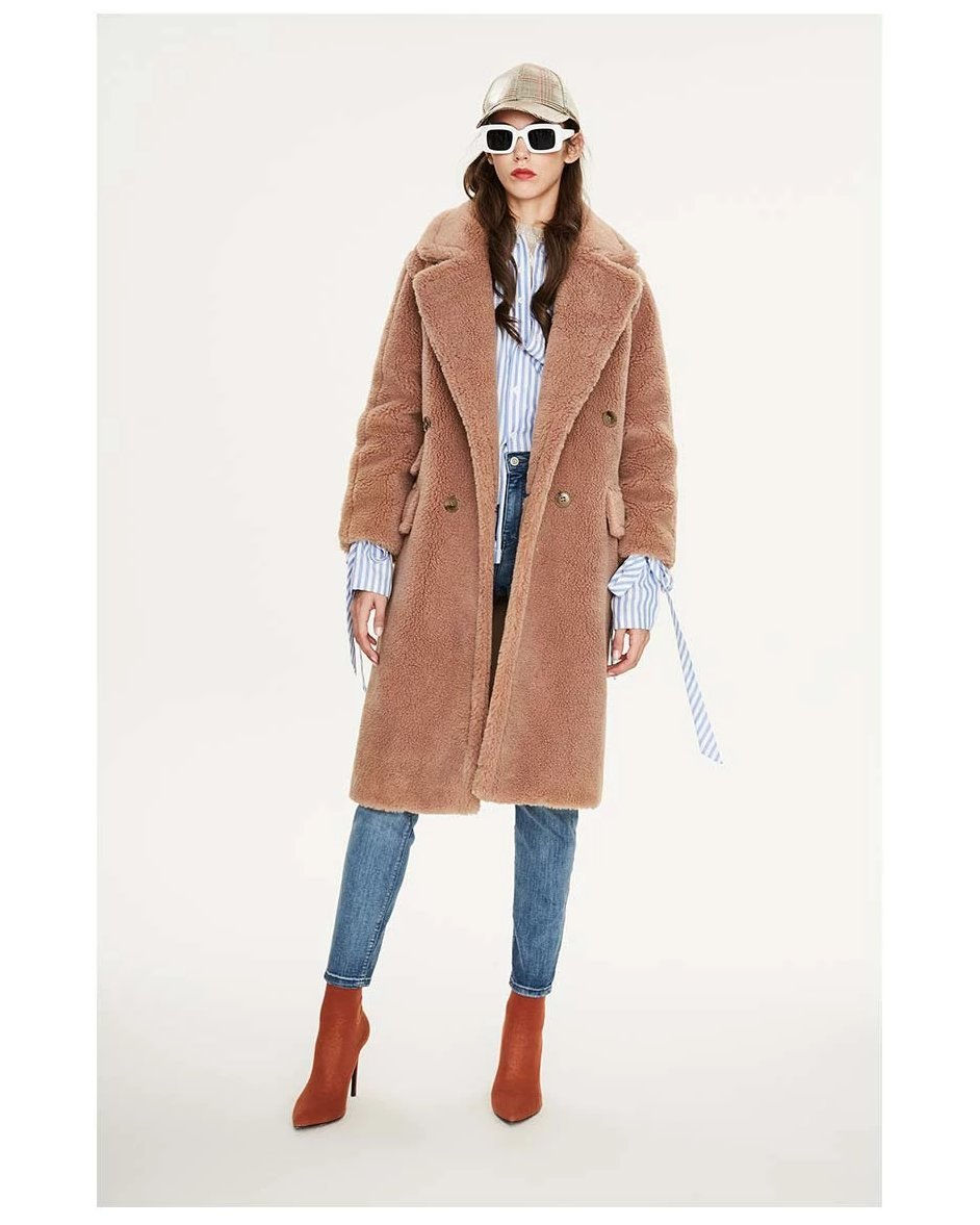 Thumbnail: New Arrival Winter Teddy Bear Long Warm Coat