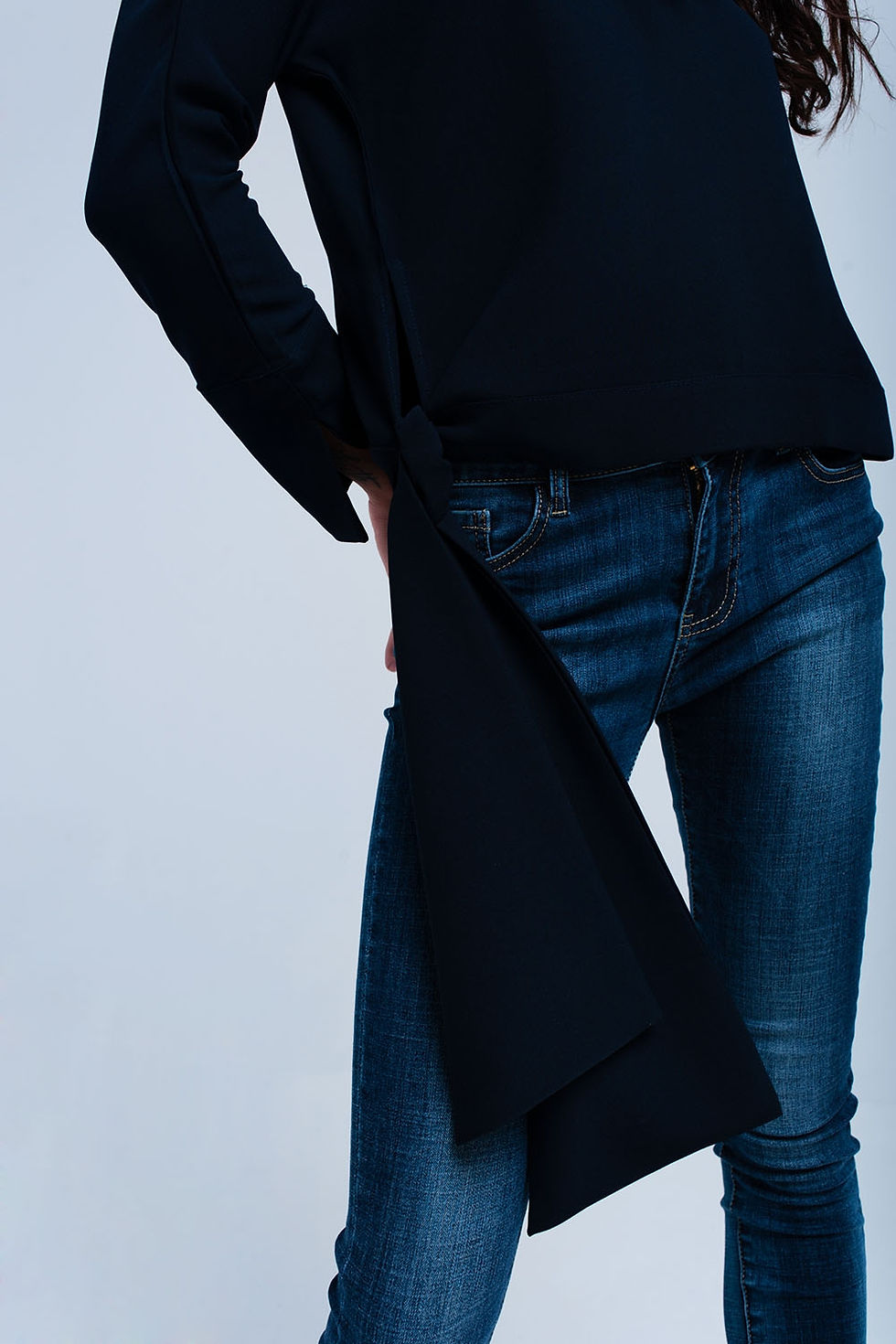 Miniaturbild: Navy Shirt Side Tie