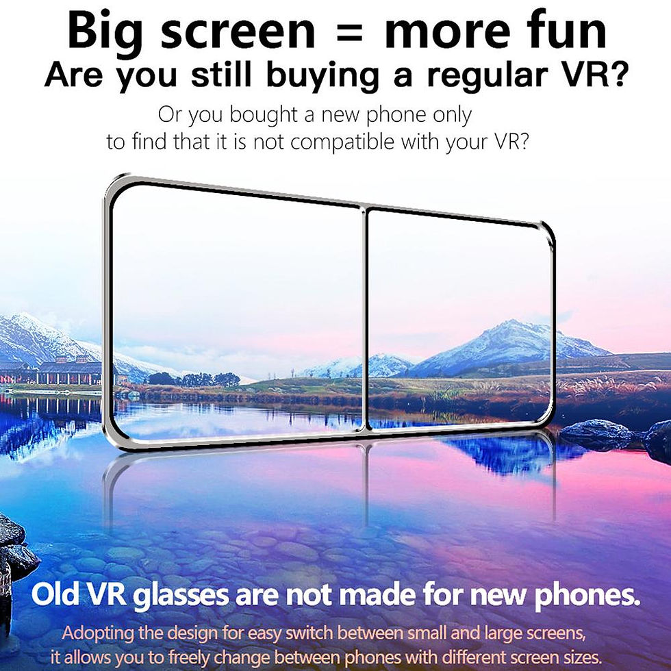 Thumbnail: Full-Screen VR Glasses  - Durable Virtual Reality Glasses for 5~7" Smart Phone