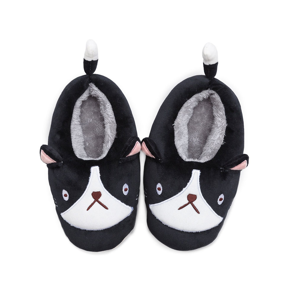 Thumbnail: Cute Cat Plushie Slippers