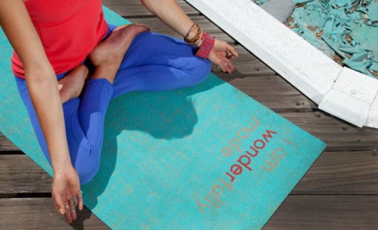 I am wonderfully made yoga mat