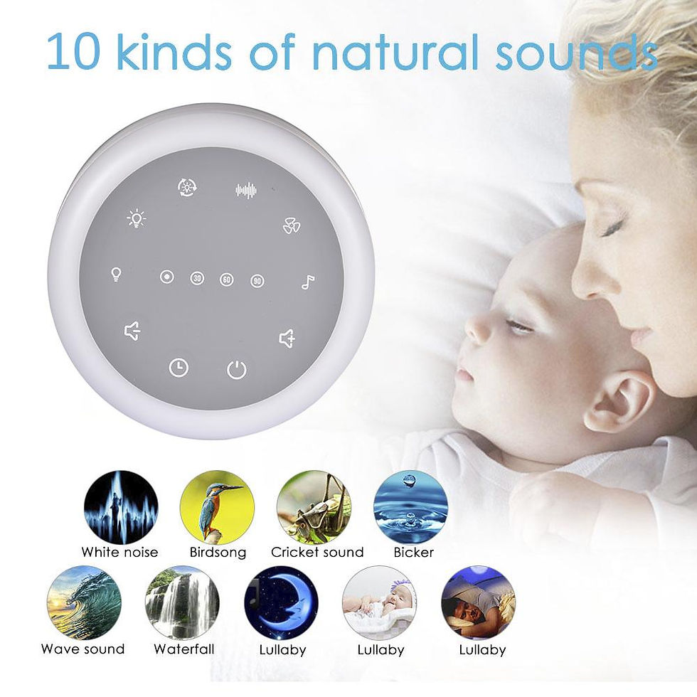 Thumbnail: Portable Sound Therapy Machine Baby RGB Night Light Sleep Sound Machine