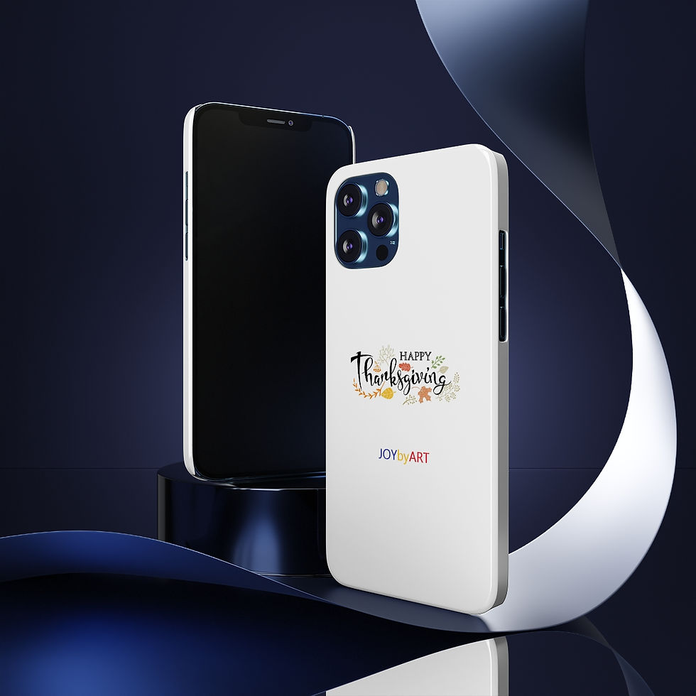 Thumbnail: JOYbyART Thanksgiving Slim Phone Cases, Case-Mate