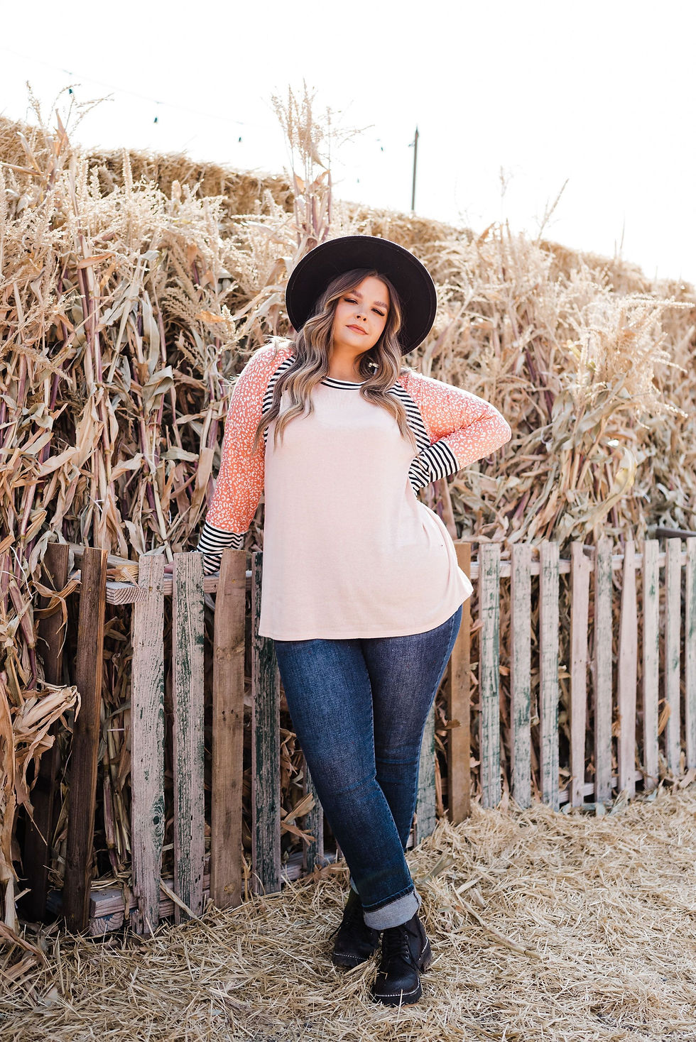 Thumbnail: More to Love Color Block Top