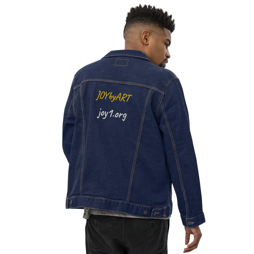 Thumbnail: JOYbyART Unisex denim jacket