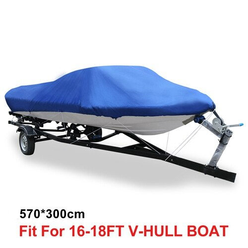 Thumbnail: *Boat Parts] X AUTOHAUX  Trailerable Boat Cover, Waterproof Speedboat