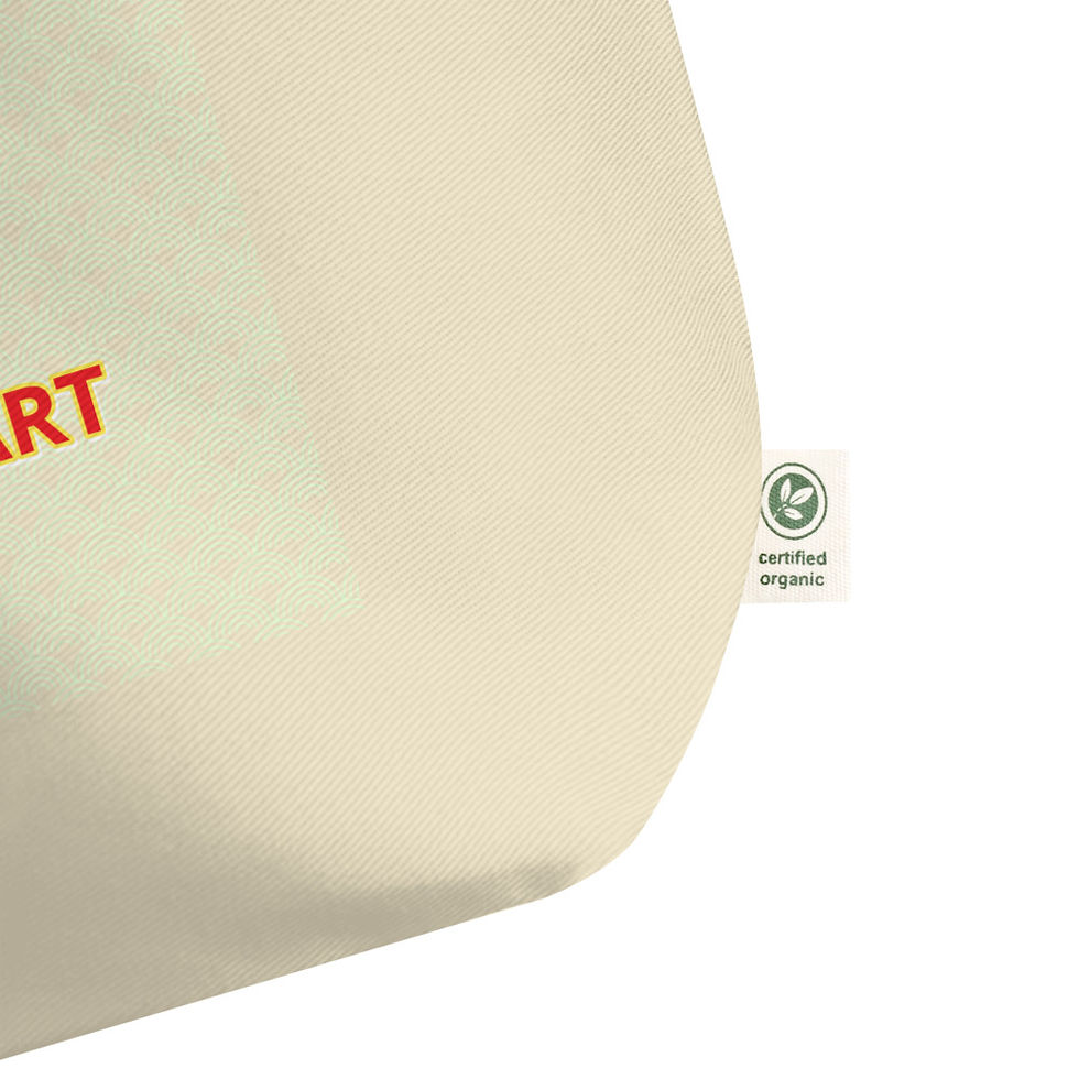 Thumbnail: 乐艺大码天然太阳脉轮手提袋 JOYbyART Large organic Solar Plexus Chakra tote bag @ joy1.org
