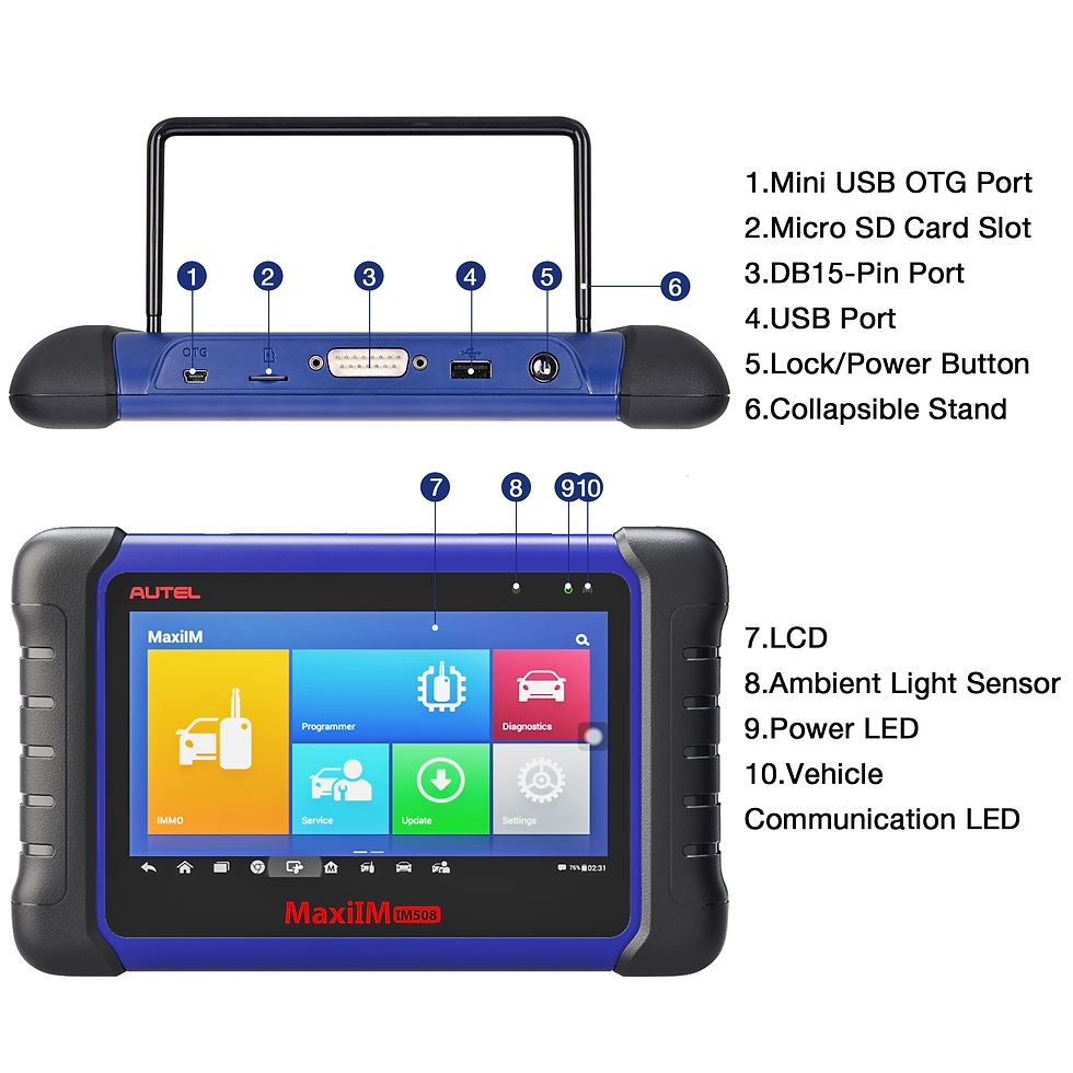 Thumbnail: IM508 Remote Car Key Programming Machine: Latest Version, Genuine (Customizable)