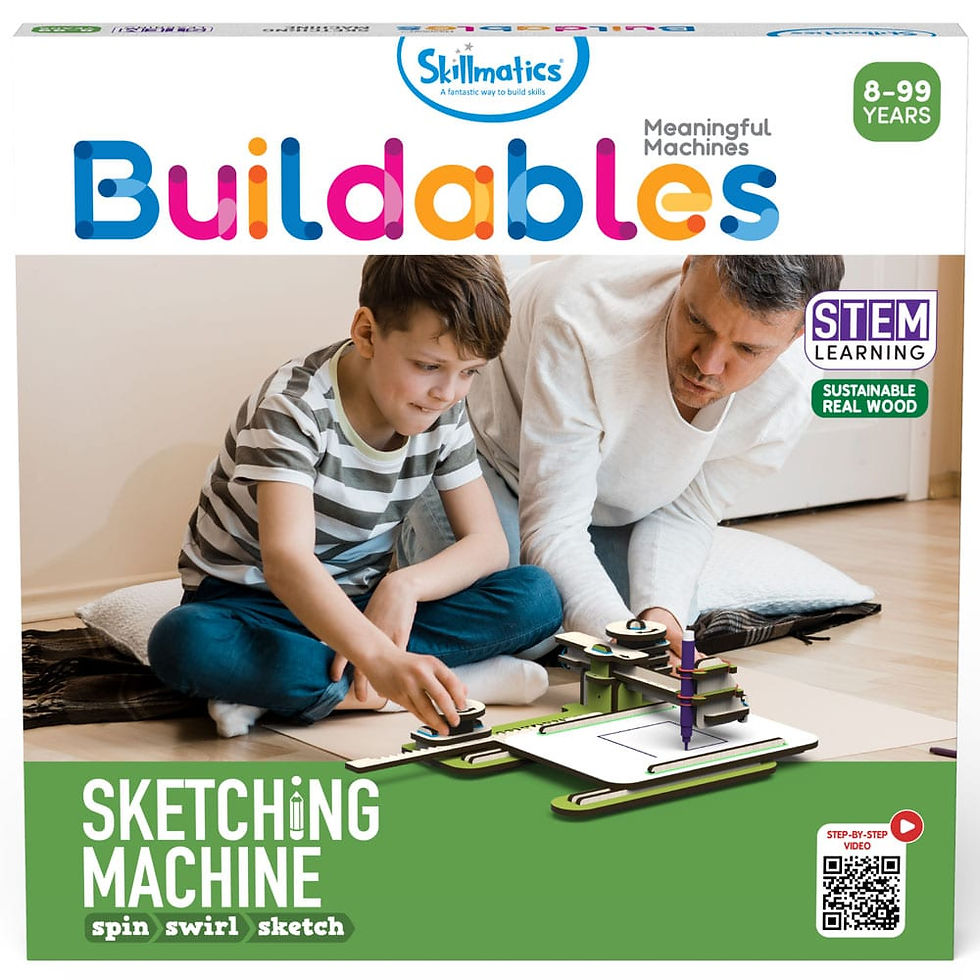 Thumbnail: Skillmatics Buildables Sketching Machine - DIY STEM Kit for Kids to Learn