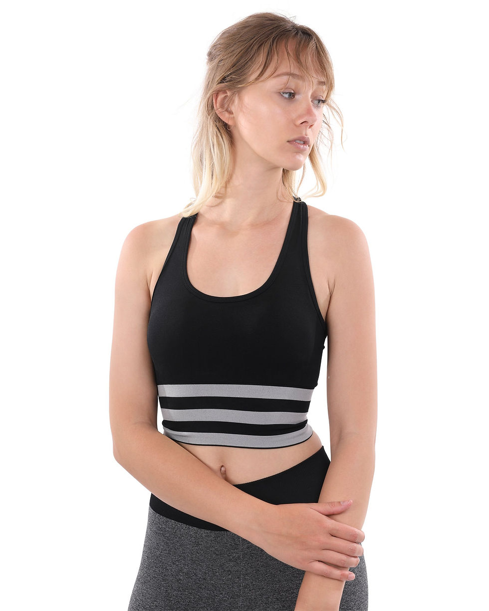縮圖：Cassidy 卡西迪黑白瑜伽服套装