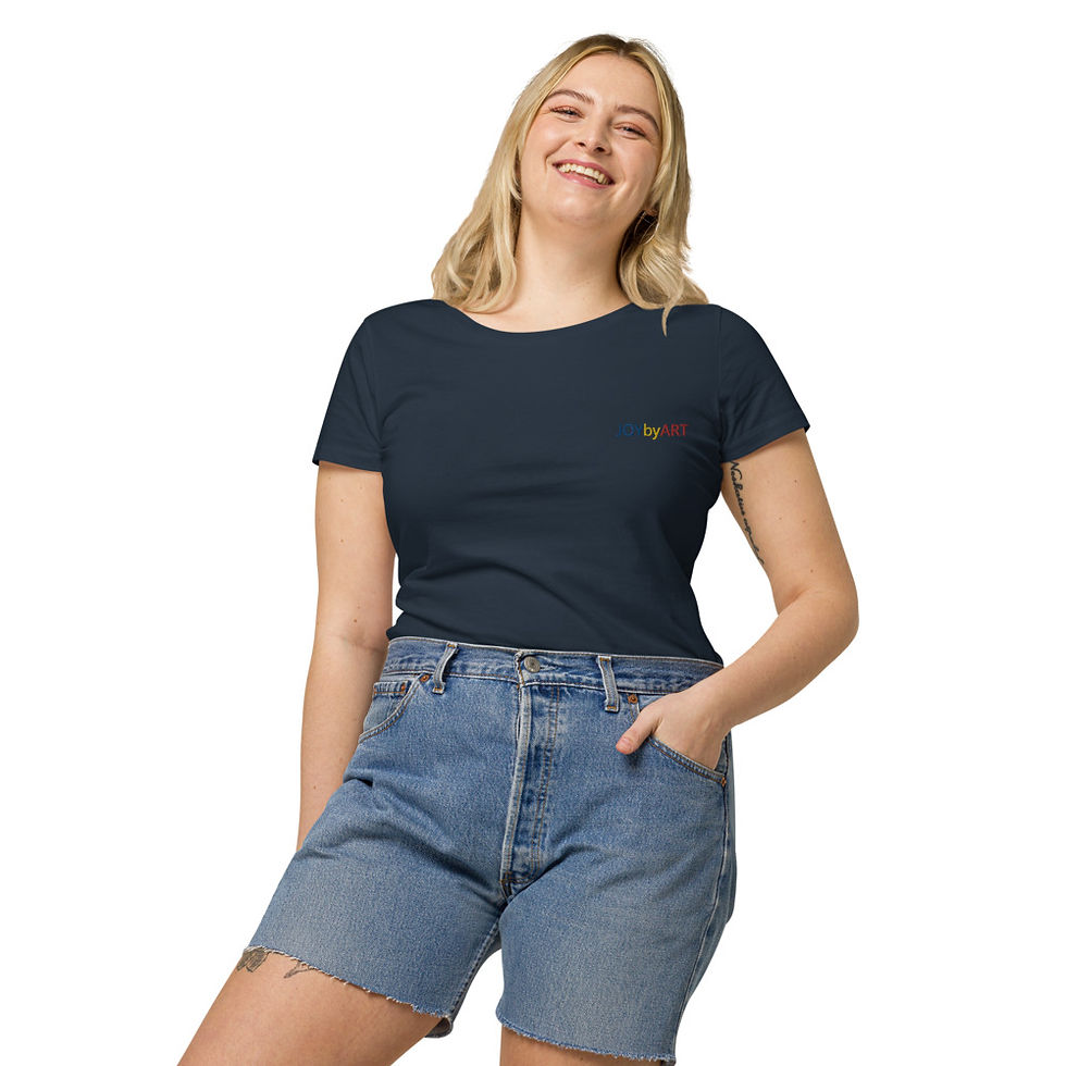 Miniatura: JOYbyART Women’s basic organic t-shirt @ joy1.org