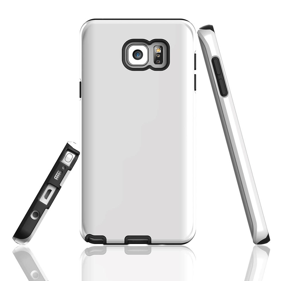 Thumbnail: JOYbyART Samsung Galaxy Note 5 Tough Case in Black Gloss (+ Your Logo)