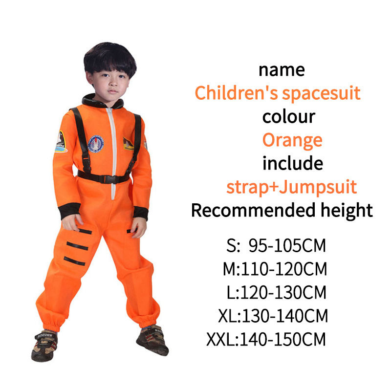 Thumbnail: Men's Astronaut Spaceman Costume -  Pilot Coverall - Air Force Jumpsuit