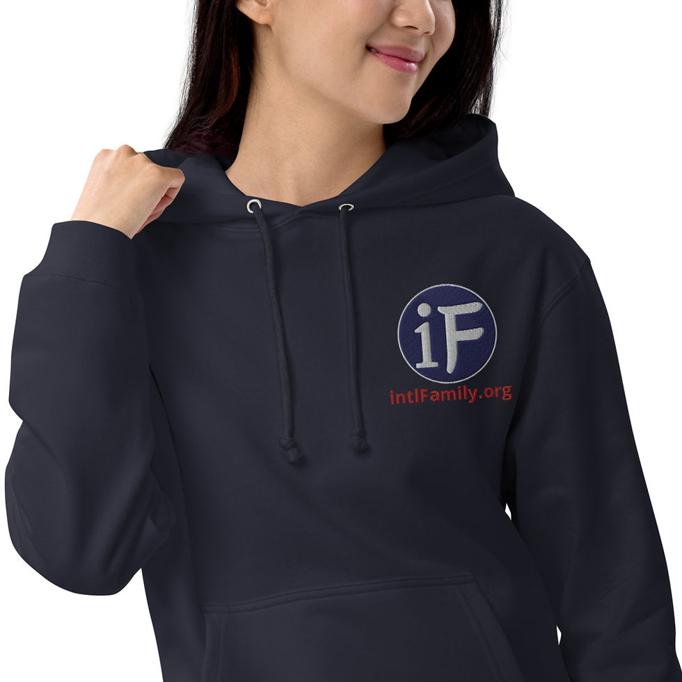 섬네일: IntlFamily Unisex french terry pullover hoodie