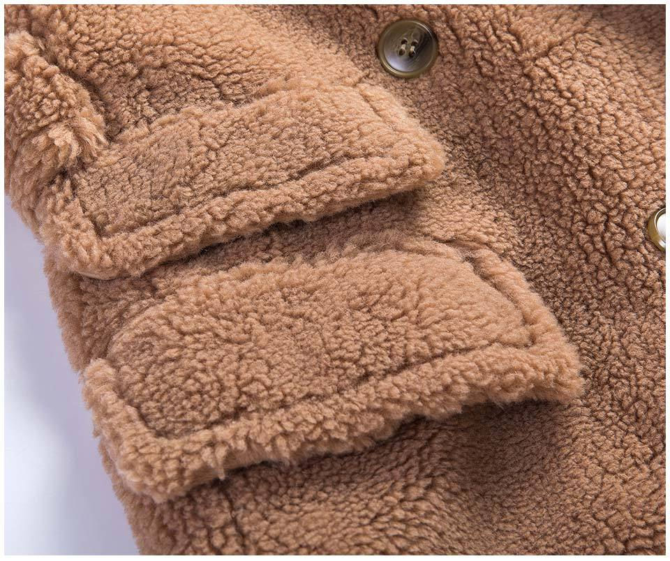 Thumbnail: New Arrival Winter Teddy Bear Long Warm Coat