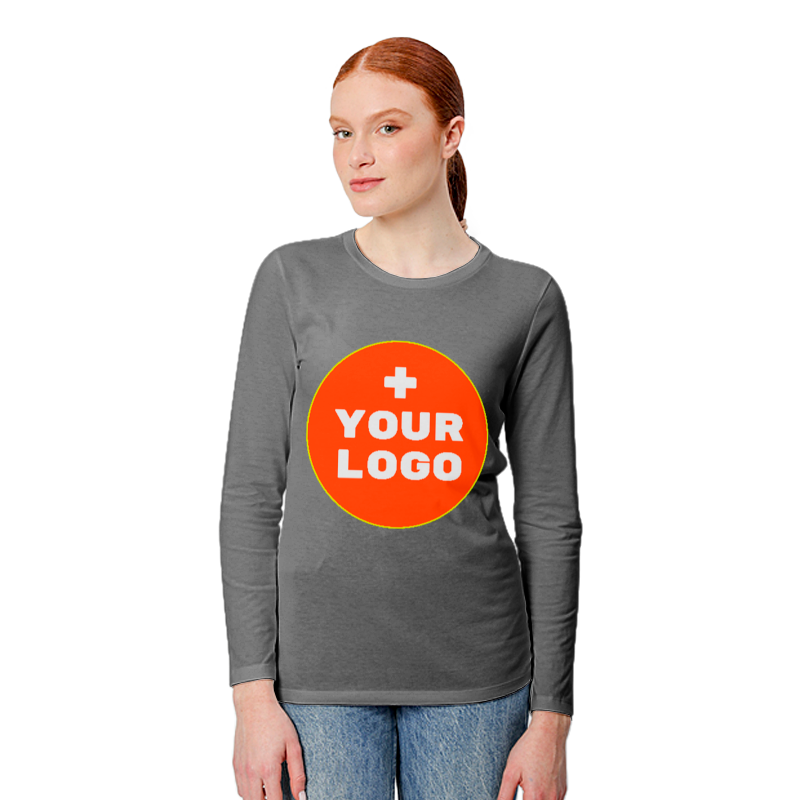 Thumbnail: JOYbyART Women's Tri-Blend LS T-Shirt (+ Your Logo)