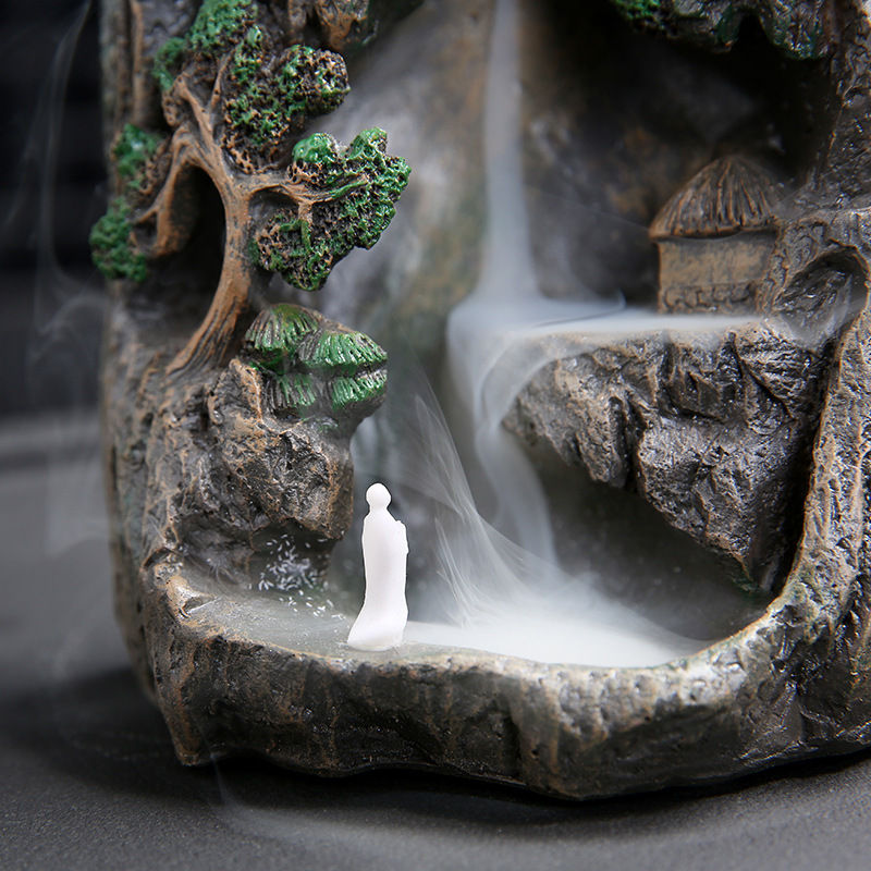Thumbnail: Zen Waterfall Resin with Exquisite Craftsmanship for Yoga (Customizable)
