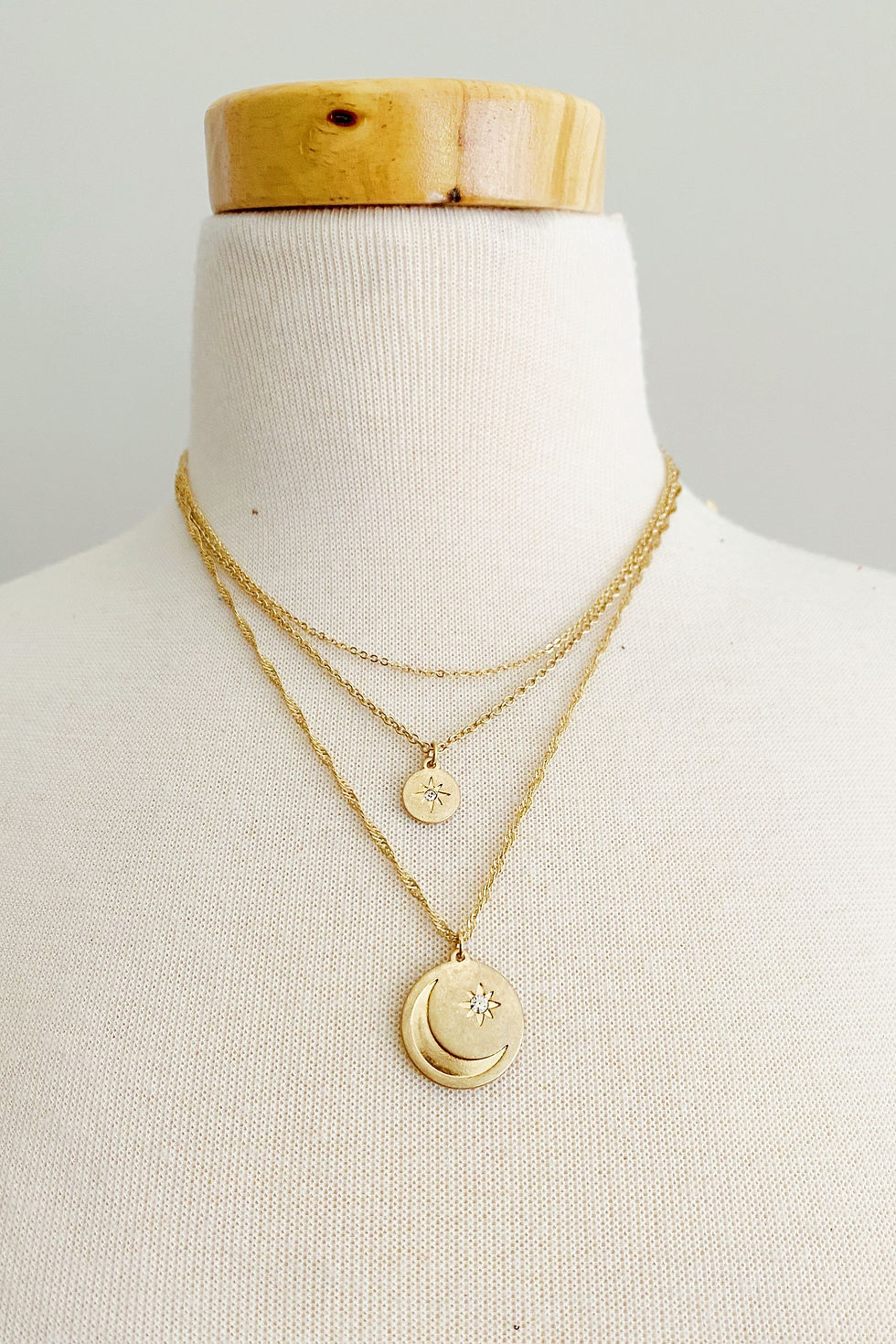 الصورة المصغرة: Double Star Layered Necklace