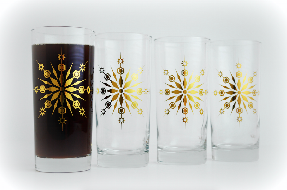 Thumbnail: 🥛 Gold Snowflake - Glasses