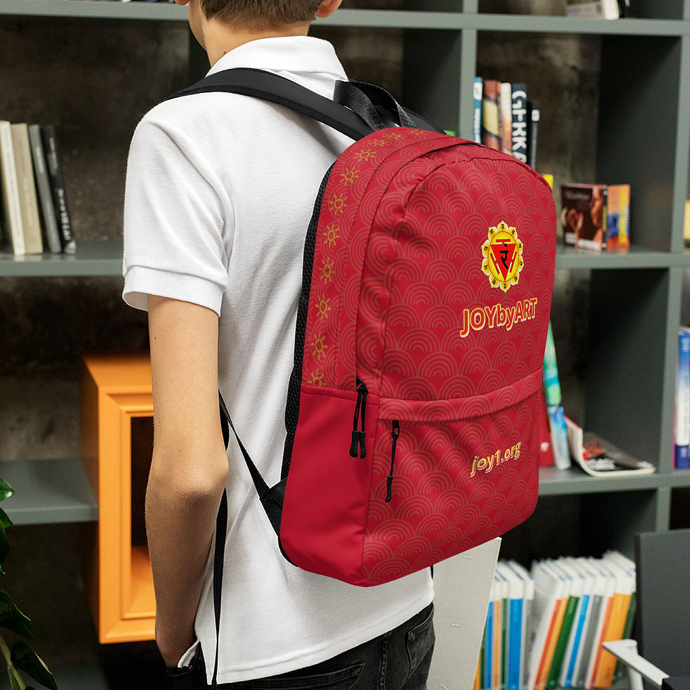 Thumbnail: Joy1.org Solar Plexus Chakra JOYbyART Backpack
