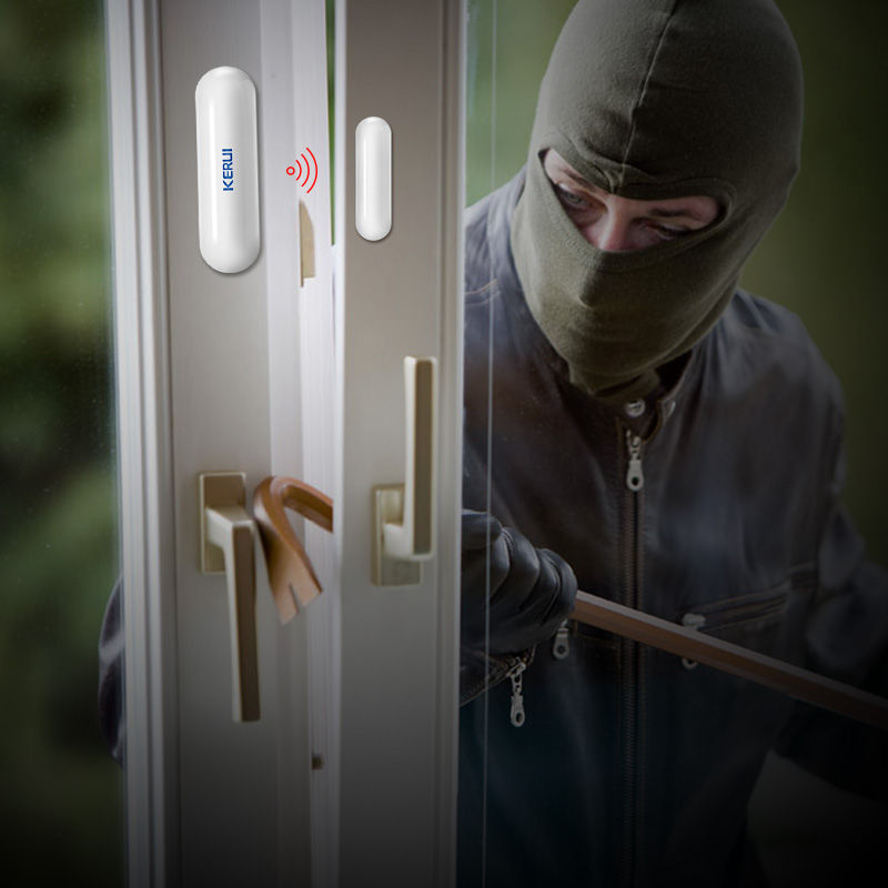 Thumbnail: Kerui K52 Smart Alarm System with Smoke, Door, and Motion Sensors (Customizable)