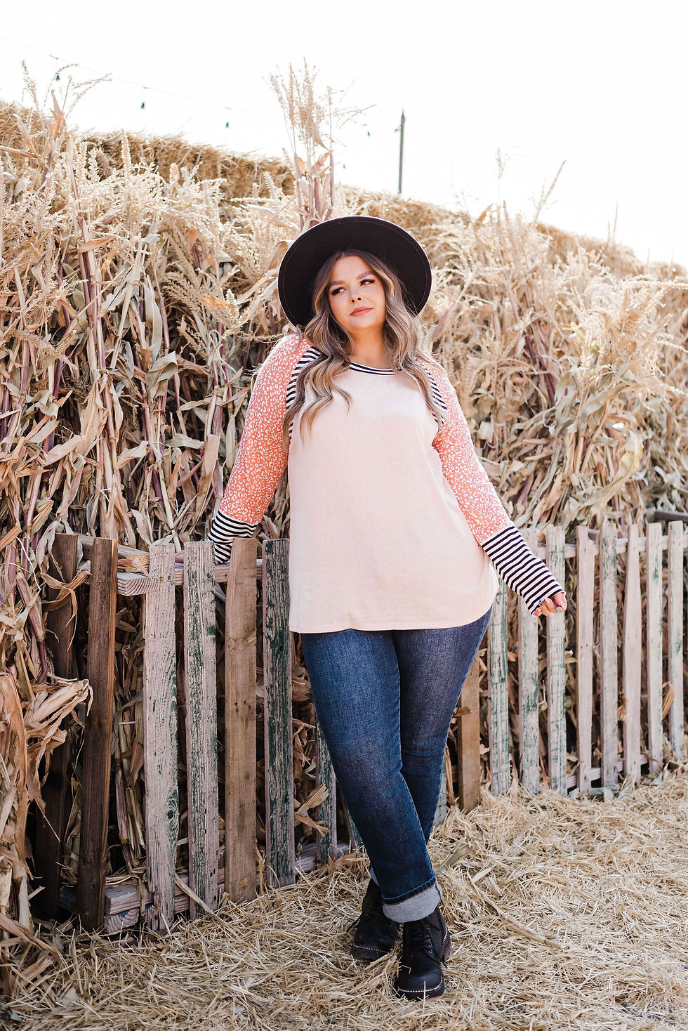 Thumbnail: More to Love Color Block Top