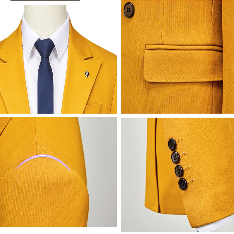 Thumbnail: ♂️ Slim Fit Double Breasted Belted Suit (Customizable)