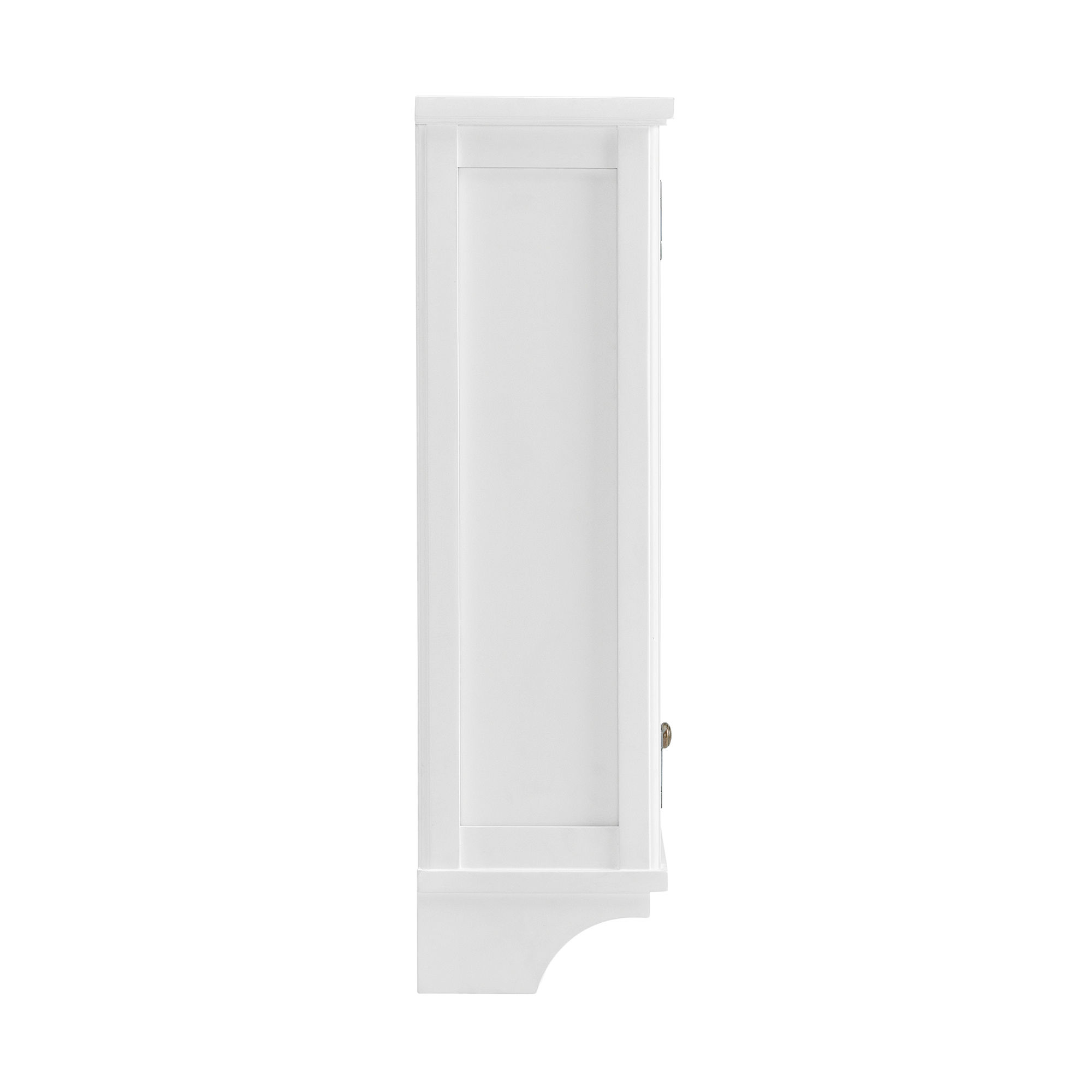 Dorset Bath Wall Mounted Cabinet with Mirror and Towel Rod