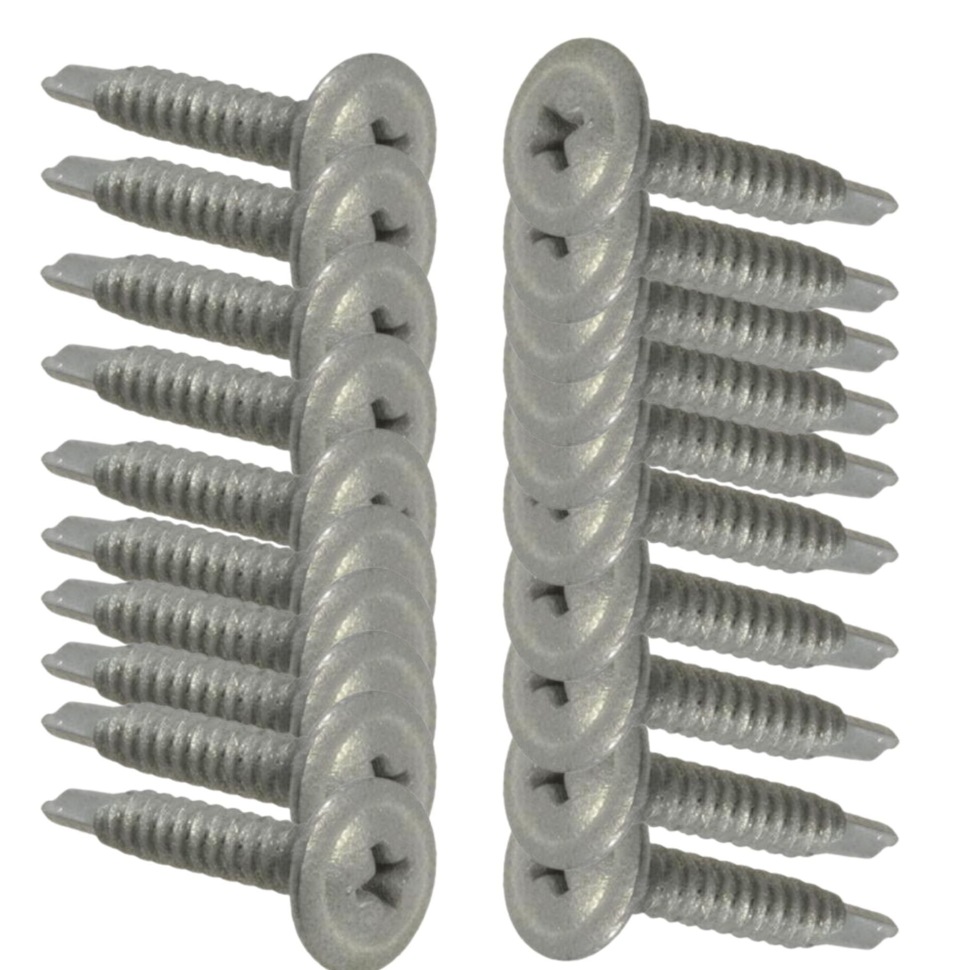 Cement Sheet & Blueboard Green Wall Screws, 20pcs