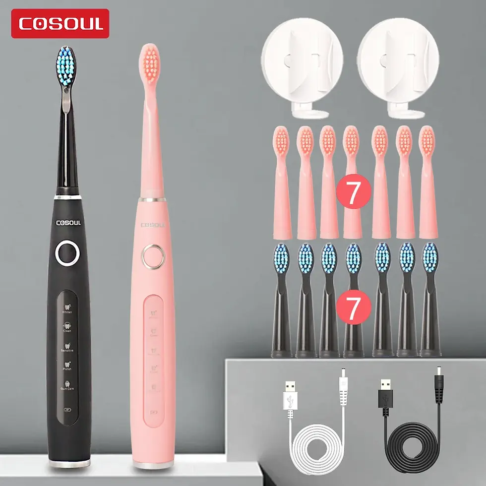 Thumbnail: Sonic Rechargeable Electric Toothbrush with Replaceable Head