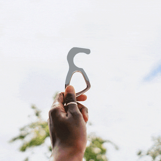 Thumbnail: Hoo(key) - The Only Patented Antimicrobial Silicone No-Touch Keychain Tool
