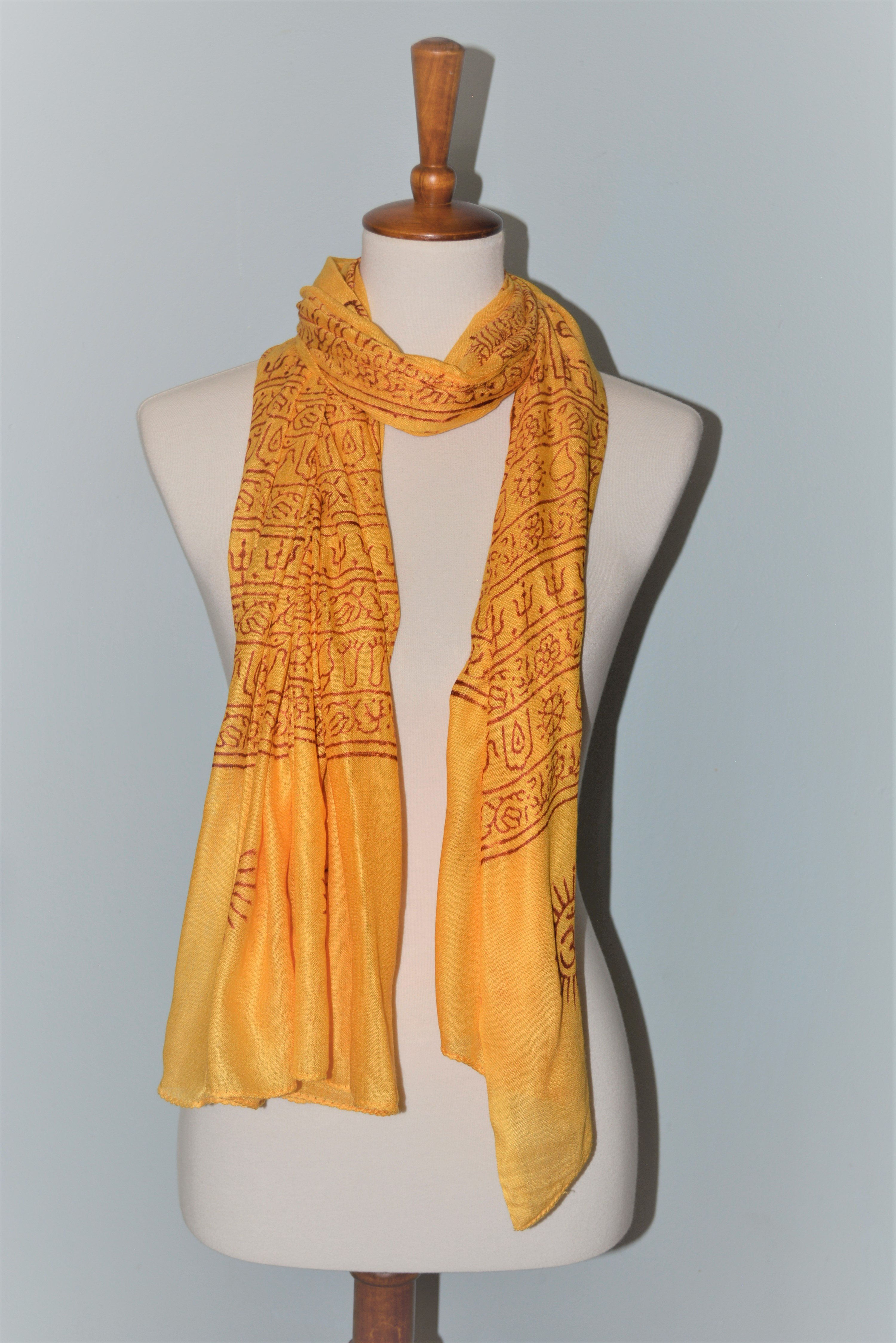 Mothers Day Gifts - OM Ganesh Mantra Meditation Prayer Shawl