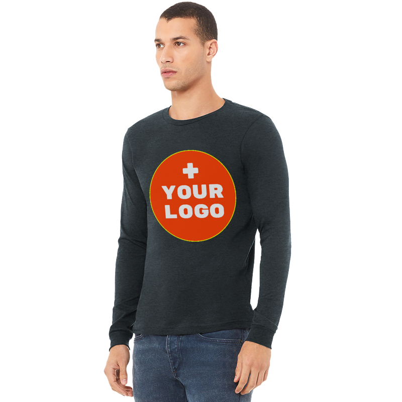 Thumbnail: JOYbyART Unisex LS Premium Cotton T-Shirt (+ Your Logo)